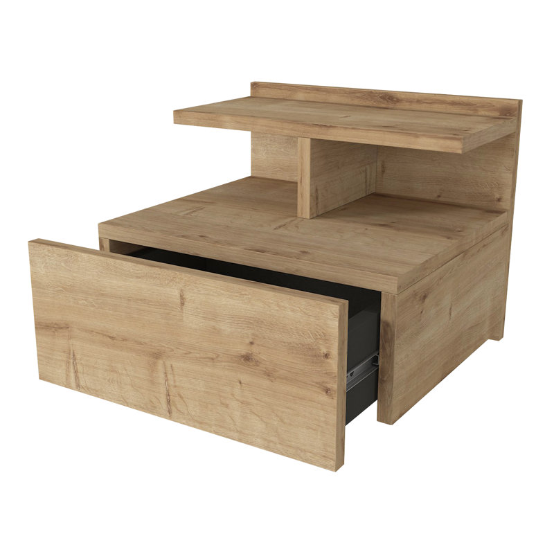 Table de chevet en bois manufacturé Jannik