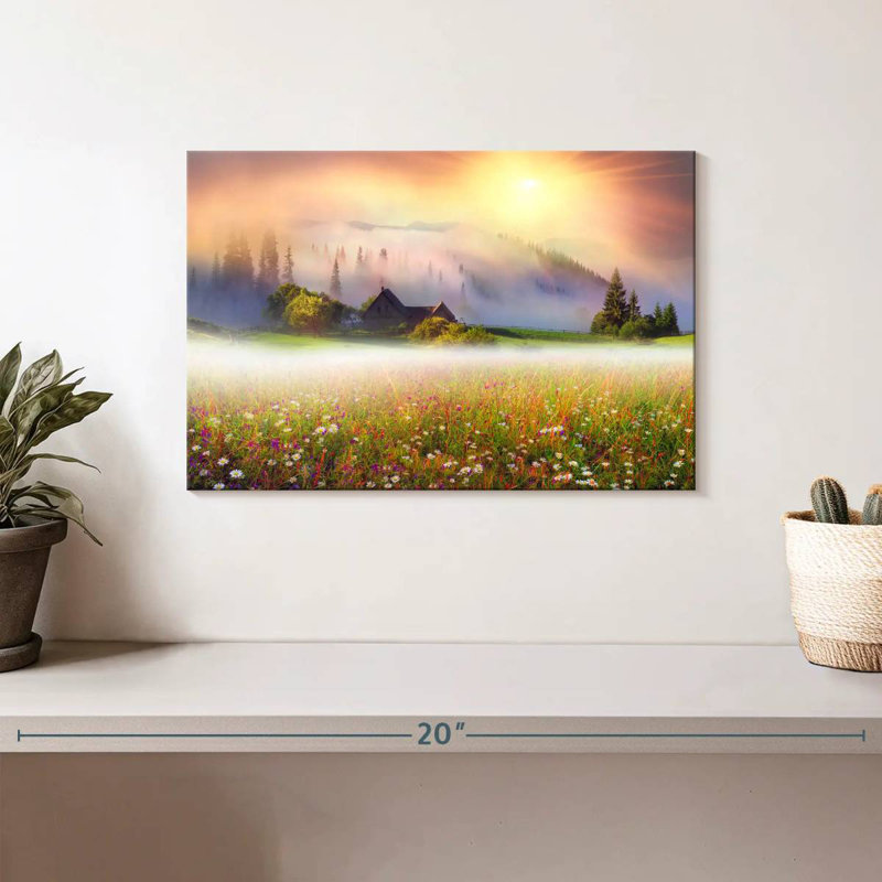 Alvord Ukraine Flower Field, 8'' H x 12'' W