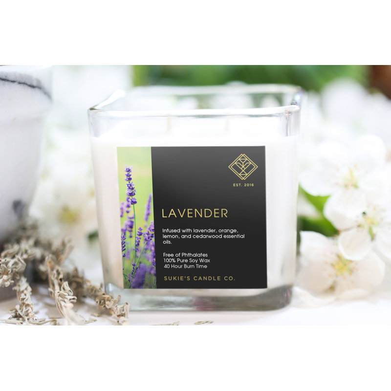Bougie parfumée lavande