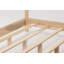 Lit plateforme à baldaquin en bois massif avec structure en peuplier moderne sans nœuds-268172401