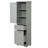 Tall Bathroom Storage Cabinet, Freestanding Storage Cabinet With Two Different Size Drawers And Adjustable Shelf, MDF Board With Painted Finish-525596490