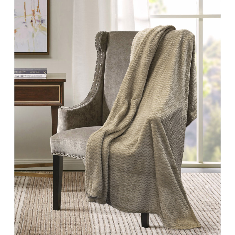Balthasar Throw Blanket, W23 x L35cm, Latte