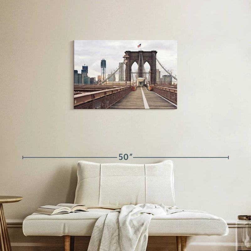 Passerelle Lilie Brooklyn Bridge, H 20 po x l 30 po