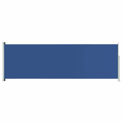 Dakota Fields 600cm W x 200cm D Fabric Cover Motorised Retractable Side Awning