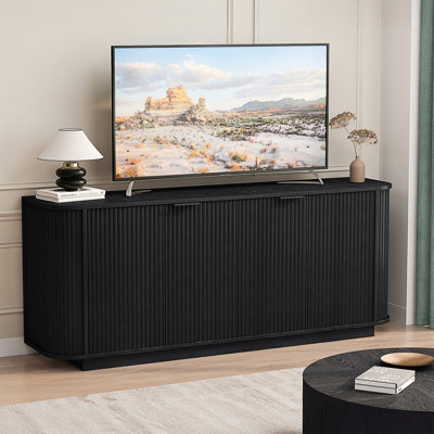 Buffet 63 po à double porte avec tablettes réglables