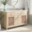 Meuble-lavabo spacieux avec lavabo et rangement fonctionnel