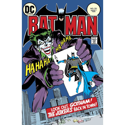  Officiellement sous licence Batman - Jokers Back in Town, affiche d'art - 24 x 36 po - reproduction décorative - papier affiche - prêt à encadrer
