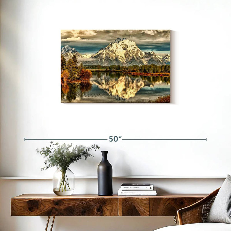 Alvord Oxbow Bend Grand Teton, 20" H x 30" W
