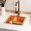 Brambly Cottage 457.2mm W Single Bowl Copper Kitchen Sink with 1 Faucet Hole-2120386431-2120386430