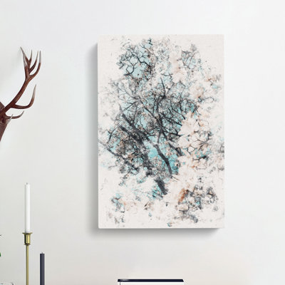 Pale Pink Magnolia Tree - Wrapped Canvas