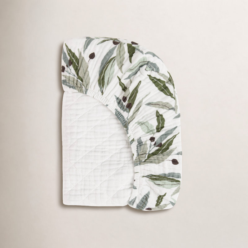 Olive Branches Changing Pad Cover