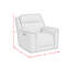 Fauteuil inclinable Hierius Power Motion avec appui-tête électrique et lombaire en noyer cendré