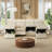 4 Seater Modular Power Reclining Sofa With 2 Ottomans, Recliner Couch With Usb & Type-C Ports-75370014-74809215