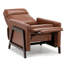 Fauteuil inclinable en cuir Bosse-2075186889