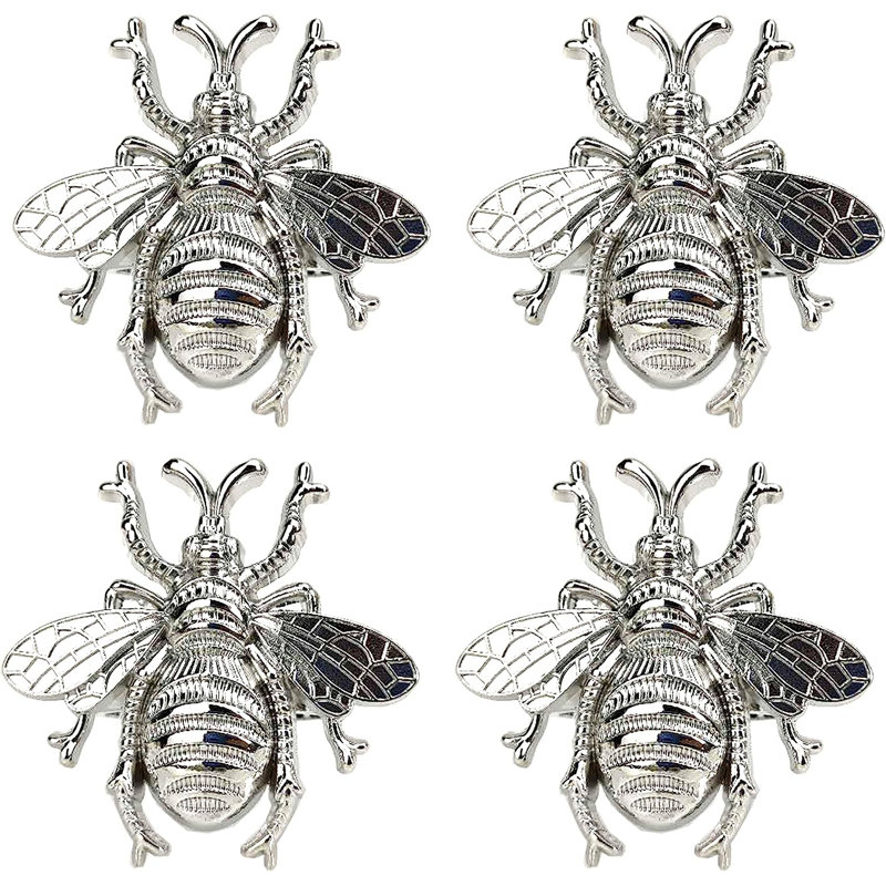 Rond de serviette Bumblebee, Argent