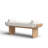 Loki Polyester Upholstered Bench