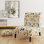 Motif artistique à pois fantaisiste - Chaise d'appoint et fauteuil rembourrés Modern_C