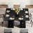 31.5'' Wooden Square Pedestal Dining Table, Rustic Dining Table for 2-4-896256555