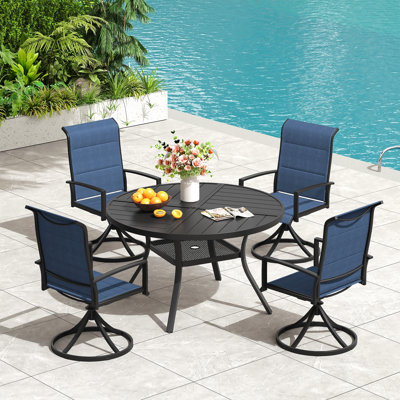 Round Patio Dining Set