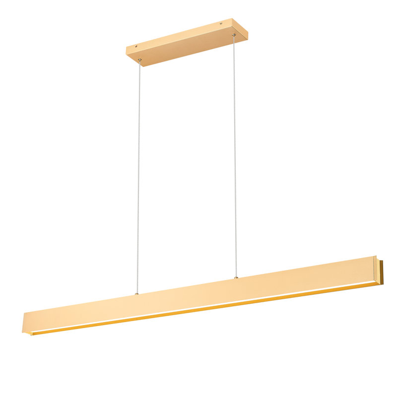 Hudson Gold 1 Light Linear Chandelier