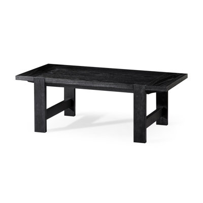 Maven Lane Angelo Rectangular Wood Coffee Table 48" x 24"