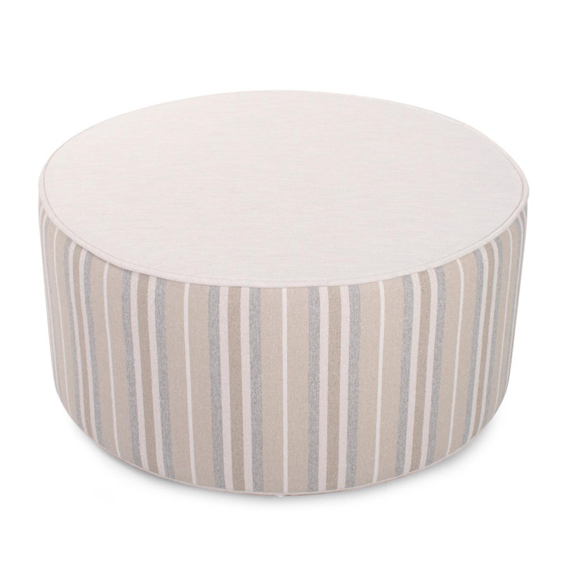 Indoor/Outdoor Universal Round Ottoman Dune Terra, Sand