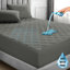 Protège-matelas matelassé et imperméable en polyester matelassé jusqu'à 16 pouces de profondeur-2100663210-2029125523