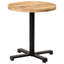 Viggo Mango Round Wood Top Dining Table with Iron Base-1282173868