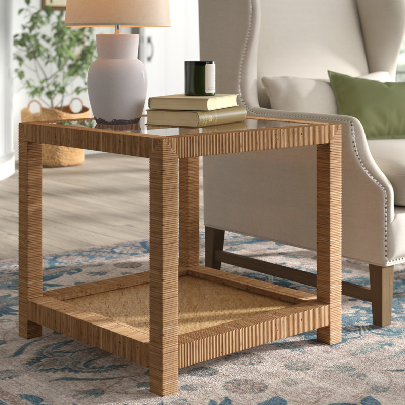 Adalard Glass End Table