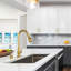 Pull Down Kitchen Faucet Single Handle Sink Faucet With Deck Plate-64366490