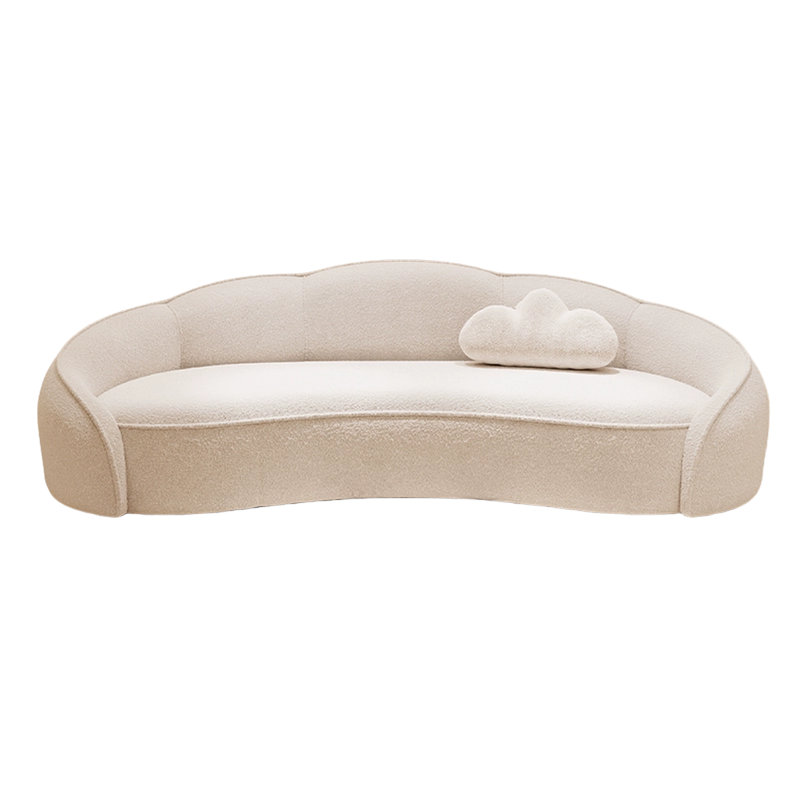 Renninger, H 29,53 po x l 82,68 po x P 35,43 po, 3, Blanc cassé / blanc