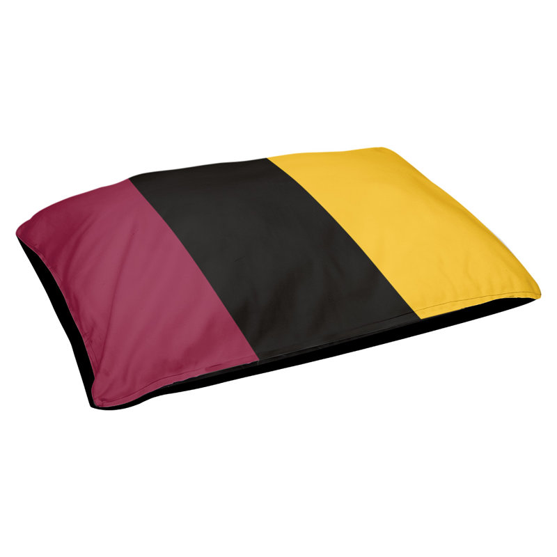 Coussin pour chien Arizona Tempe, Moyen (l 28 po x P 18 po x H 6 po), Marron / noir / jaune