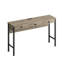 Ensemble de table de salle à manger longue à 3 tiroirs avec prises électriques Arcole, ensemble de table de bar avec tabourets circulaires-1653247471-1653247464