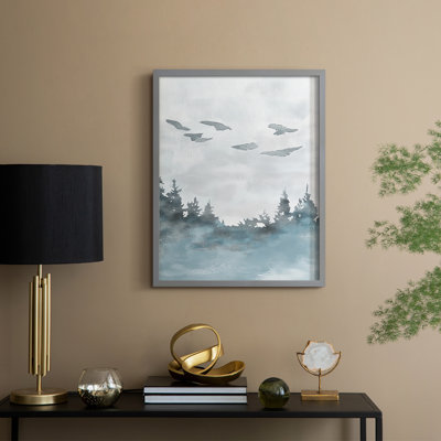 «Christmas Holiday Art CCI», reproduction encadrée - bois massif