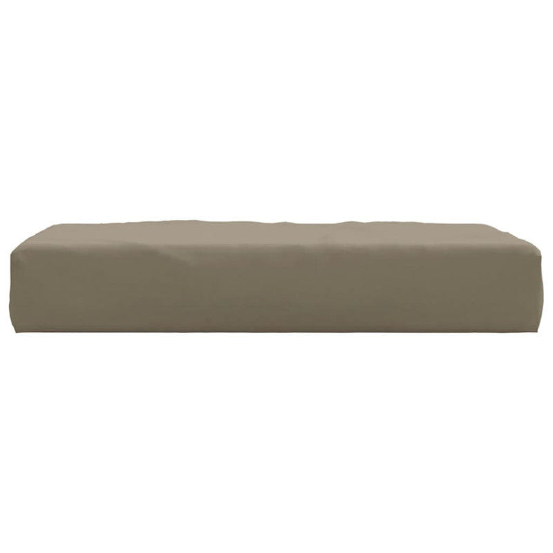 Coussin d'extérieur 100% polyester taupe Oxford, Polyester - taupe