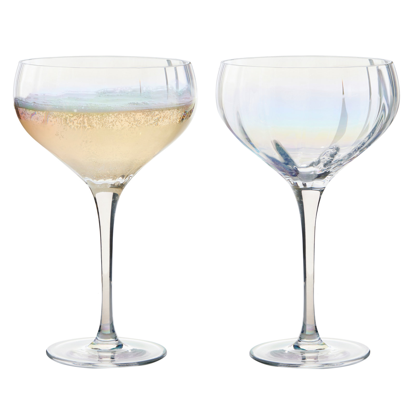 Designer Champagne Glasses, Flutes, Coupes & Saucers