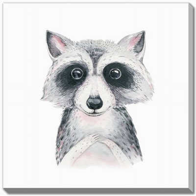 Art mural sur toile Racoon