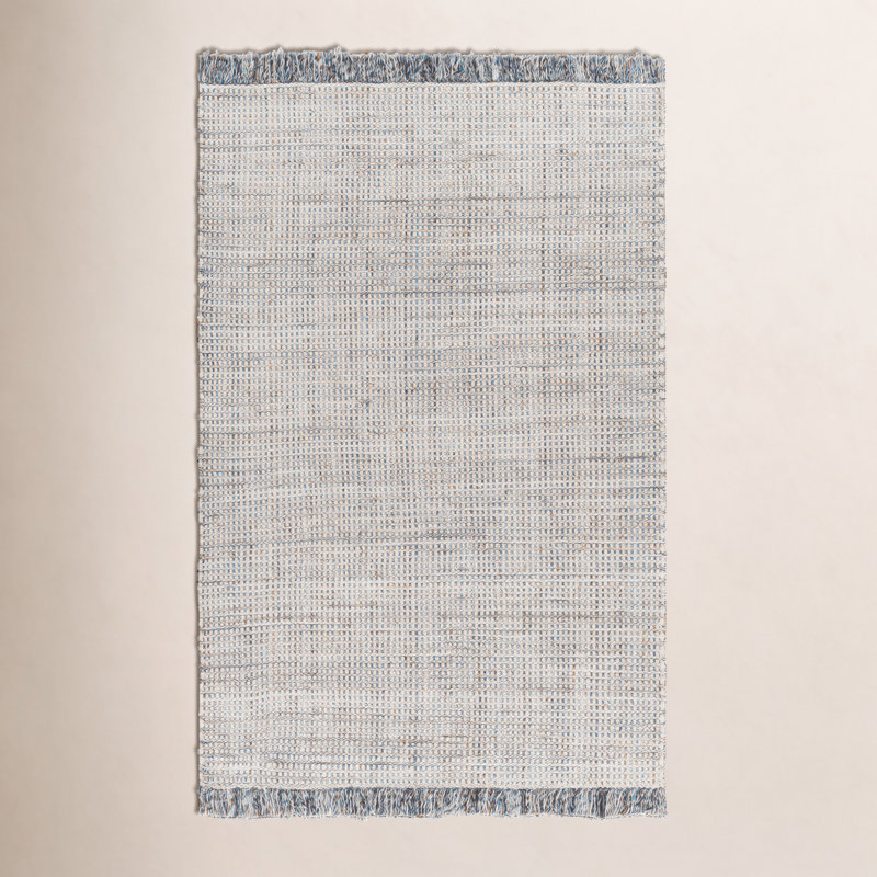 Viewcrest Hand Woven Recycled PET Geometric Indoor / Outdoor Area Rug , Rectangle 8' x 10'