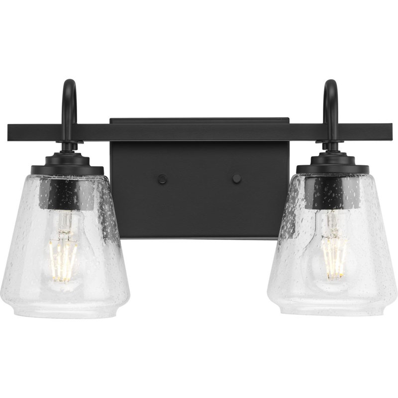 Martenne Dimmable Vanity Light, 2, Matte Black