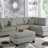 3-PC SECTIONAL Polyfiber Sectional Sofa
