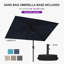 Parasol de table rectangulaire 5 'x 8'-1490289080