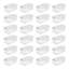 Sterilite Plastic Clear Stackable Latching Storage Box Container