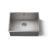 Vault 25" L x 22" W x 9-5/16" Top-Mount/Under-Mount Single-Bowl Kitchen Sink with 4 Faucet Holes