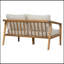 Causeuse d'extérieur en bois d'acacia Westin