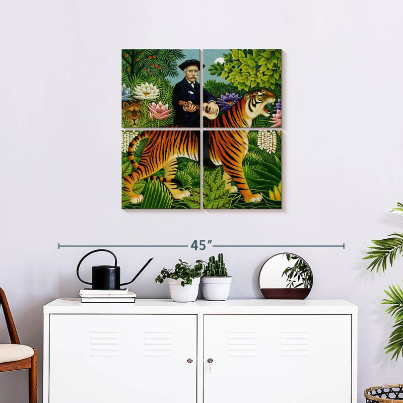 Le rêve d'Abarca Henri Rousseau, H 26 po x l 26 po