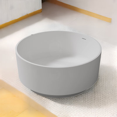 49'' x 49'' Freestanding Solid Surface Bathtub