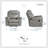 Bayshore Modern & Contemporary Breathable Faux Leather 3-Piece Living Room Set with Integrated Power Console, Tab Pull Recline & USB Charging Ports-23405374