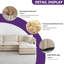 Canapés 4 places 146,5 po style minimaliste moderne en chenille-567433160