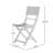 POSITANO FOLDABLE DINING SET, WHITE
