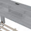 Lit plateforme en bois avec ports de chargement USB